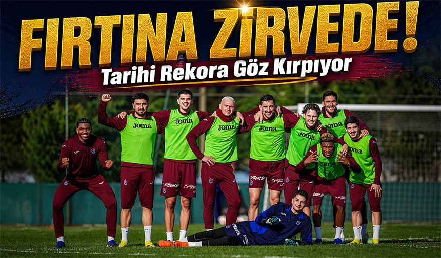 Trabzonspor Zirvede! Trabzonspor’dan İstatistiklerle Güç Gösterisi