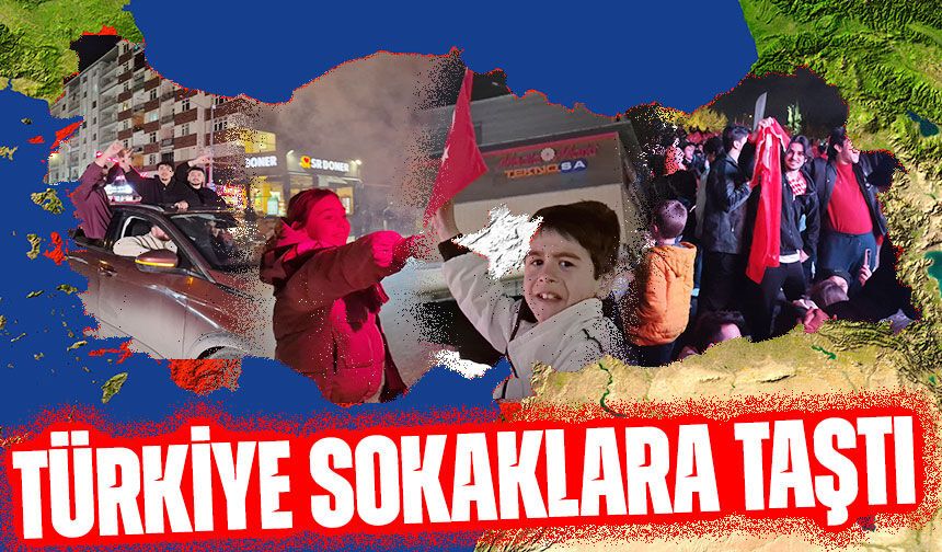 Türkiye Ayağa Kalktı! Dünya Kupası Sevinci Sokaklara Taştı