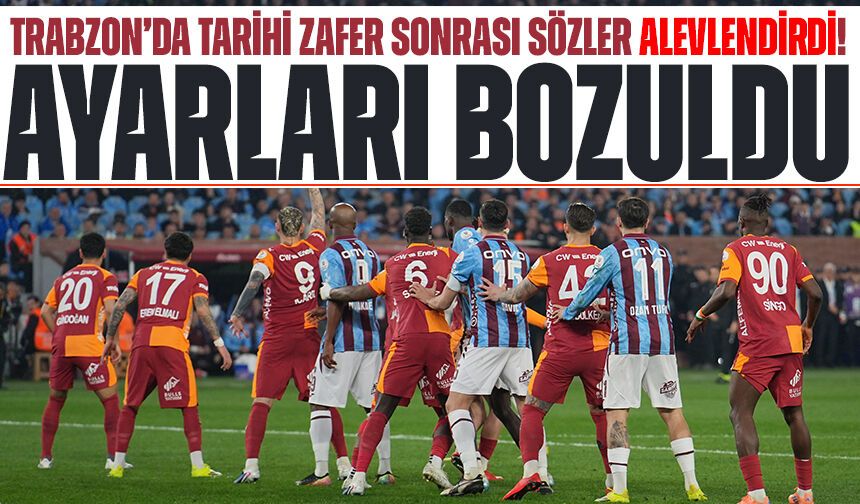 Trabzon’da Tarihi Zafer Sonrası Sözler Alevlendirdi! Gerilim Tırmanıyor