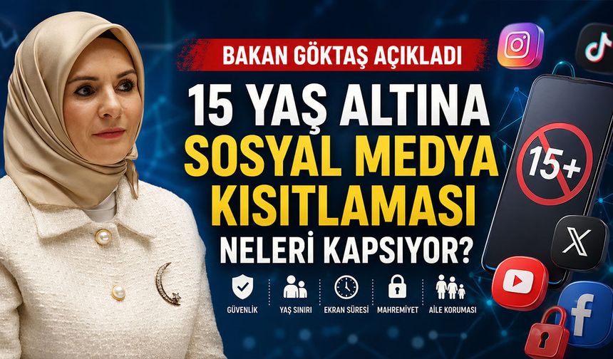 15 Yaş Altına Sosyal Medya Kısıtlaması Neleri Kapsıyor? Bakan Göktaş Açıkladı