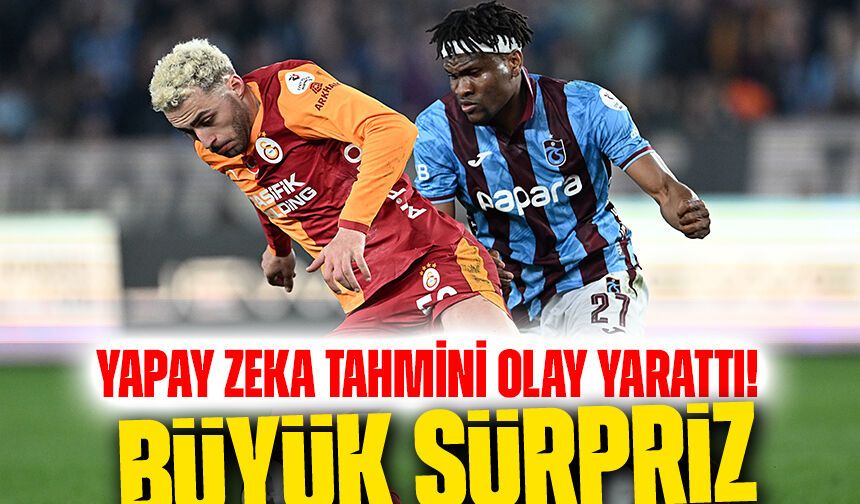 Yapay Zeka Tahmini Olay Yarattı! Şampiyonluk Yarışında BÜYÜK SÜRPRİZ