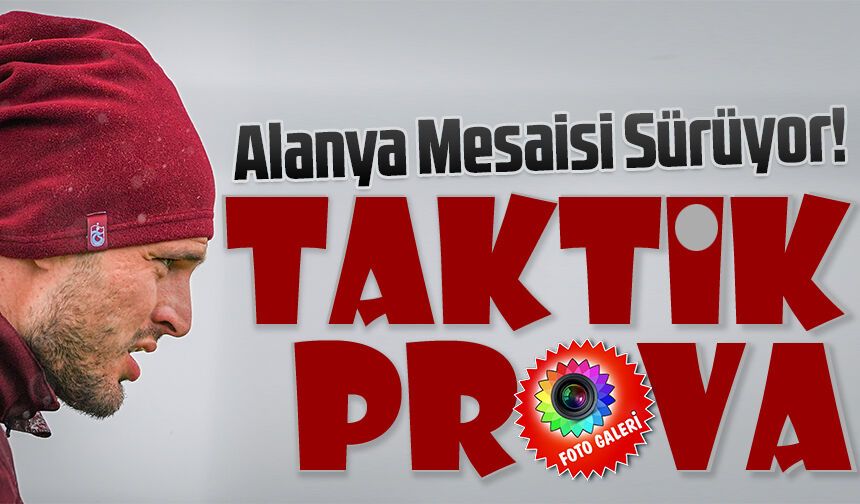 Trabzonspor’da Kritik Gelişme! Sakatlar Döndü, Tekke Taktik Yükledi