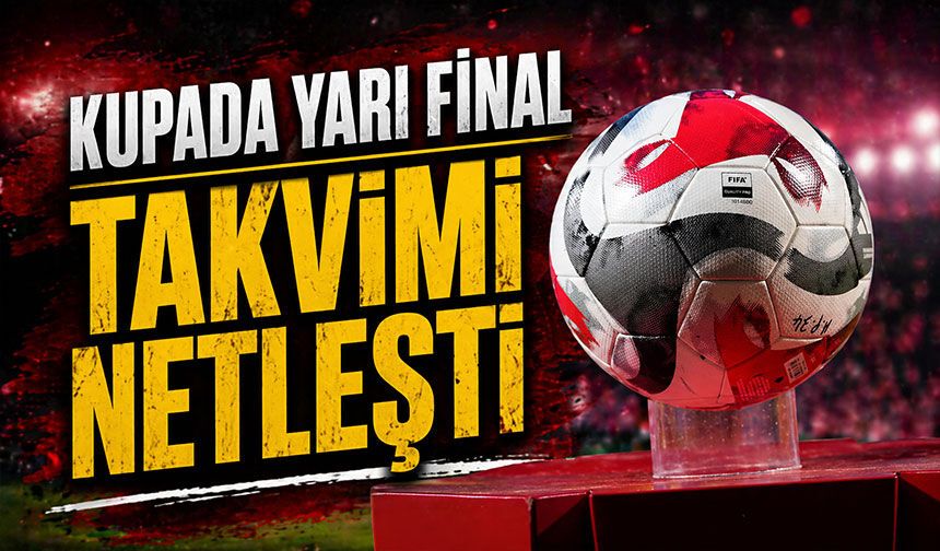 Ziraat Türkiye Kupası’nda kritik eşleşmelerin tarihleri açıklandı