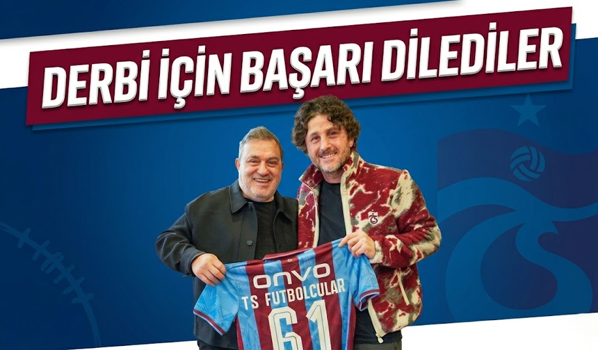 Trabzonspor Derbisi Öncesi Dikkat Çeken Ziyaret! Tekke’ye Destek Mesajı
