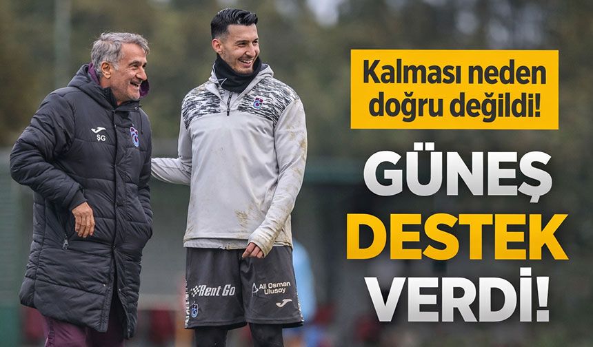 Uğurcan’a tam destek! Şenol Güneş’ten Dikkat Çeken Sözler