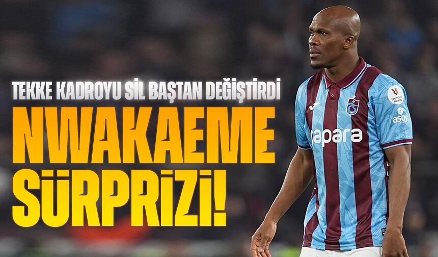 Trabzonspor’da Derbi Öncesi Sürpriz 11! Tekke Kadroyu Sil Baştan Değiştirdi