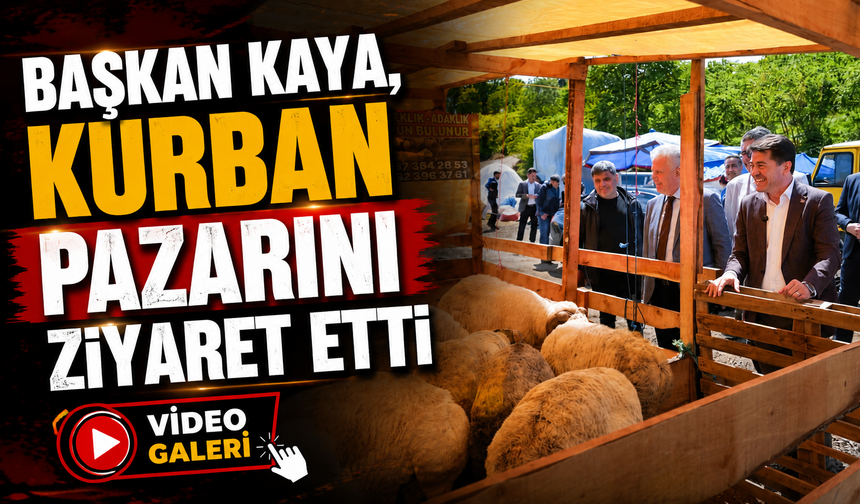 Başkan Kaya Kurban Pazarını Ziyaret Etti: “Vatandaşımızın Memnuniyeti Bizleri Mutlu Ediyor”