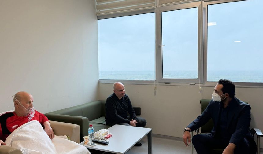 Arınç'tan Mersinli'ye "Geçmiş Olsun" Ziyareti