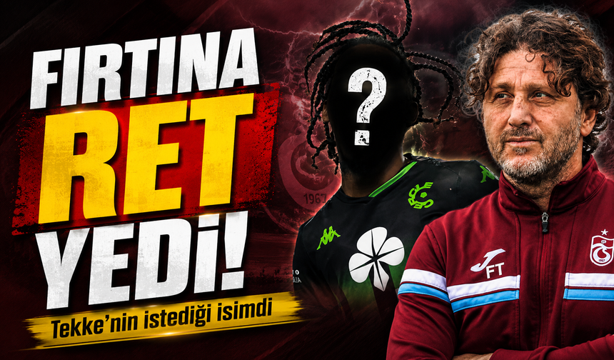 Trabzonspor'da Fatih Tekke’nin Bahsettiği İsim Ortaya Çıktı; Fırtına O Transferde Ret Yedi!