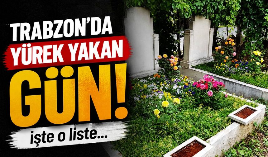 Trabzon’da Yürek Yakan Gün! 11 Kişi Hayatını Kaybetti: İşte İsim İsim Tam Liste