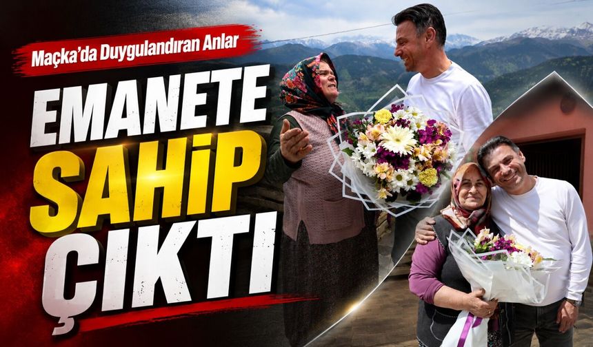 Maçka’da Duygulandıran Anneler Günü Ziyareti
