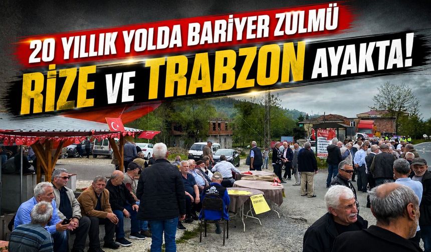 Kalkandere-Of-Hayrat Yolunda Bariyer Krizi: 15 Köy İçin Kritik Çağrı