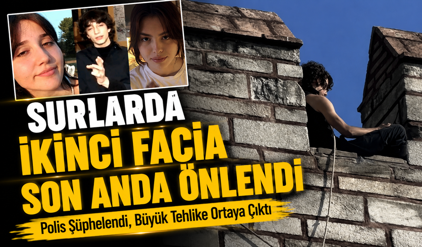 Polis Şüphelendi, Büyük Tehlike Ortaya Çıktı; Surlarda İkinci Facia Son Anda Önlendi