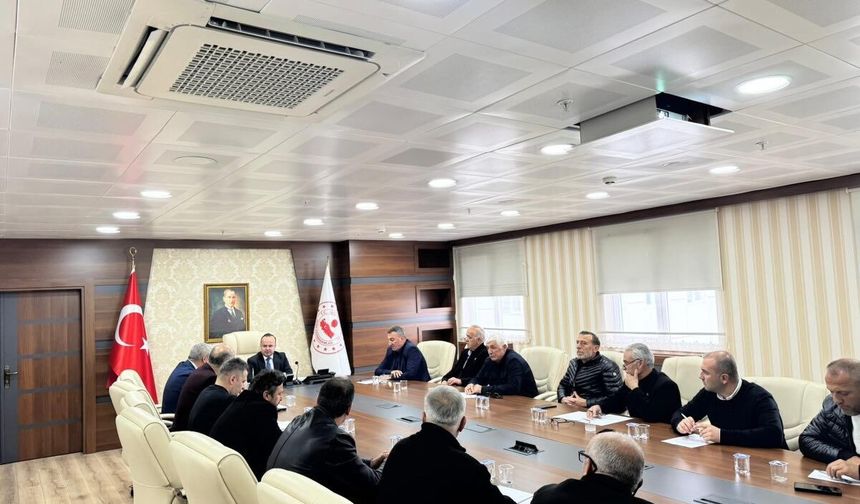 Hopa'da, Köylere Hizmet Götürme Birliği Meclis toplantısı yapıldı