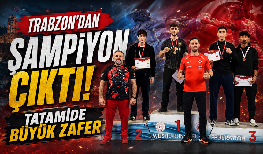 Sakarya’daki Wushu Şampiyonasında Trabzon Fırtınası Esti