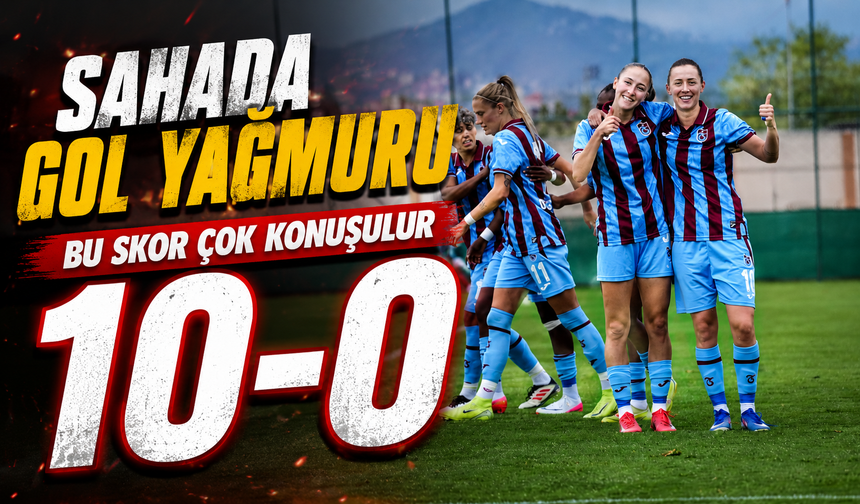 Trabzonspor Kadın Futbol Takımı Sahasında Fırtına Gibi Esti