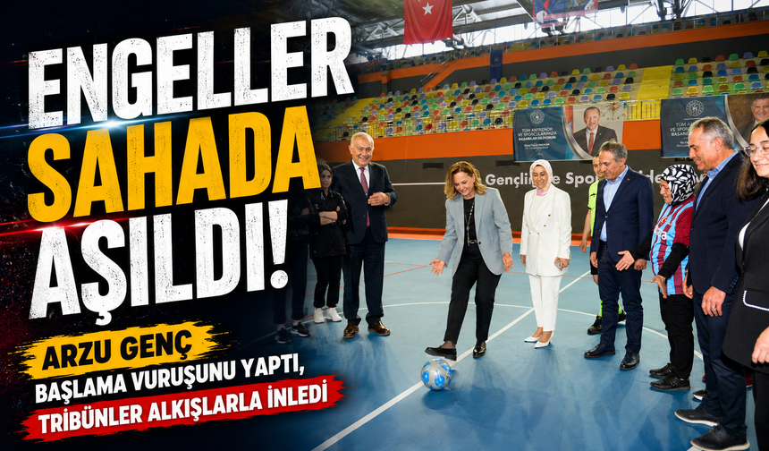 Trabzon’da Engeller Sahada Aşıldı! Özel Gereksinimli Kadınlardan Alkışlanan Maç