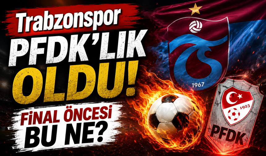TFF’den Trabzonspor İçin Dikkat Çeken Disiplin Kararı Geldi