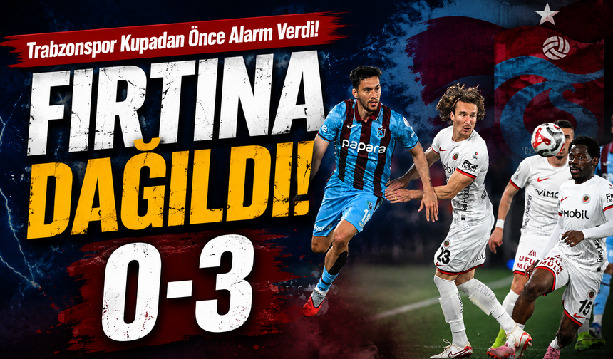 Trabzonspor Kupadan Önce Alarm Verdi! Gençlerbirliği Fırtınası Trabzon’da Esti