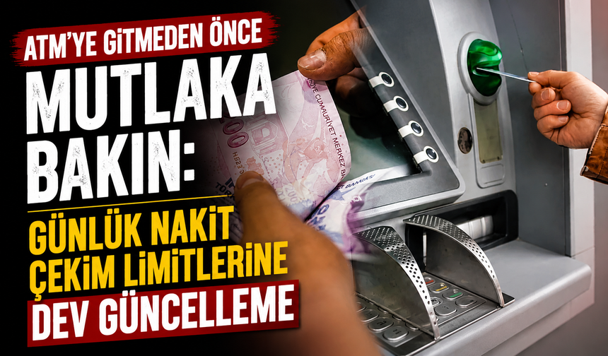 ATM Para Çekme Limitleri Değişti: Bankalar Yeni Tutarları Açıkladı