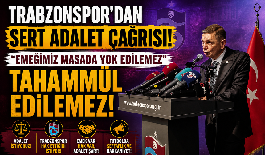 Trabzonspor camiası, Türk futbolunda adalet tartışmalarını yeniden gündeme taşıdı
