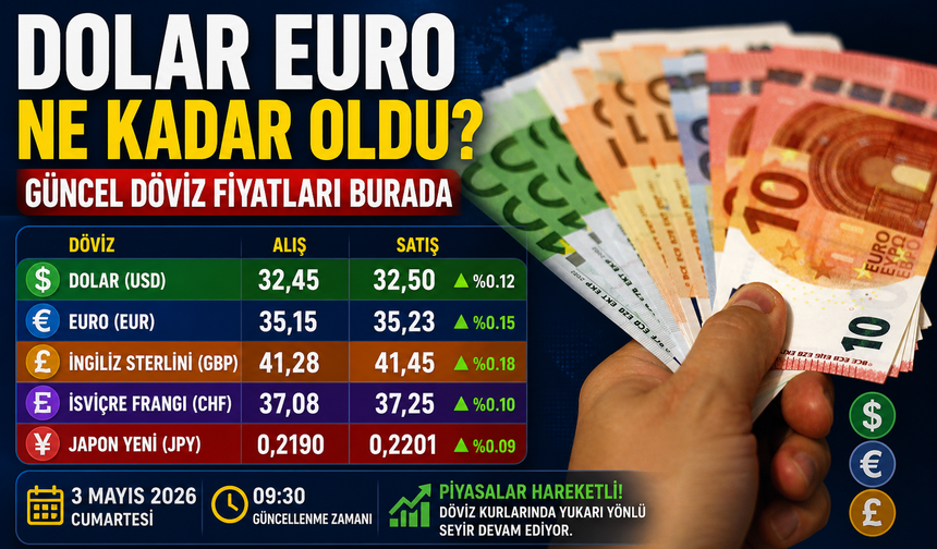 Dolar Euro Ne Kadar Oldu? Güncel Döviz Fiyatları Yükselmeye Devam Ediyor!