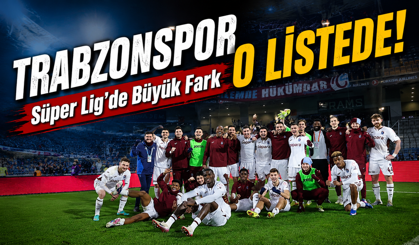 Trabzonspor Süper Lig’de O Listeye Girdi: Teknik Direktör Tablosunda Dikkat Çeken Detay