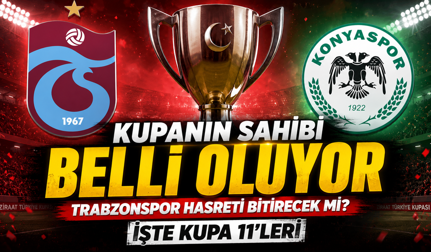 Trabzonspor Ve Konyaspor Finalde Karşı Karşıya Geliyor: Avrupa Bileti Masada