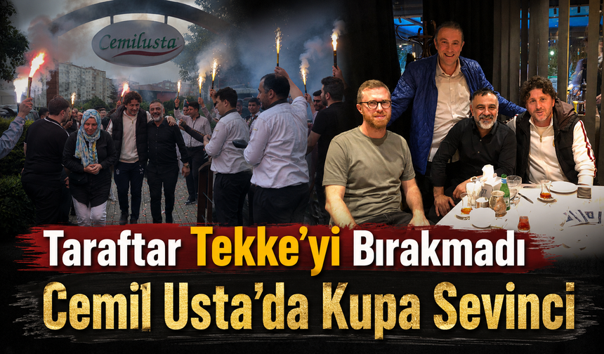 Fatih Tekke’ye İstanbul’da Büyük İlgi: Trabzonspor’un Türkiye Kupası Zaferi Coşkuyla Kutlandı