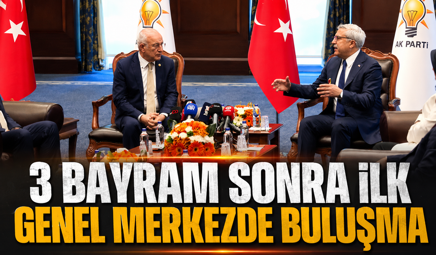 AK Parti Heyeti CHP Genel Merkezi’nde Bayram Ziyaretinde Bulundu