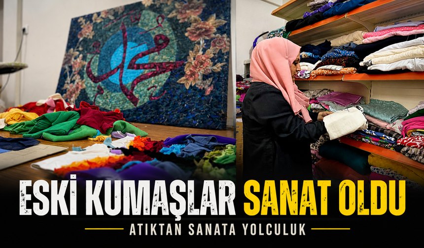 Trabzon Üniversitesi Öğrencileri Boya Kullanmadan Tablo Hazırladı