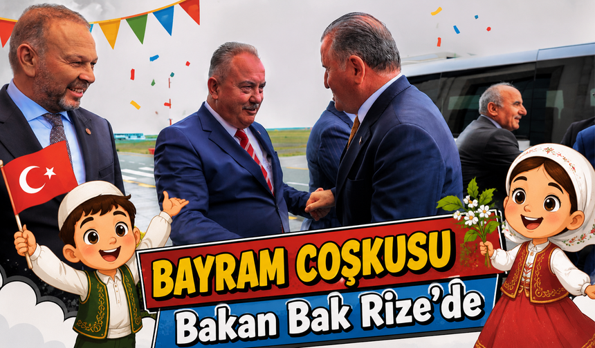 Bakan Osman Aşkın Bak Rize’de Vatandaşlarla Bayramlaştı