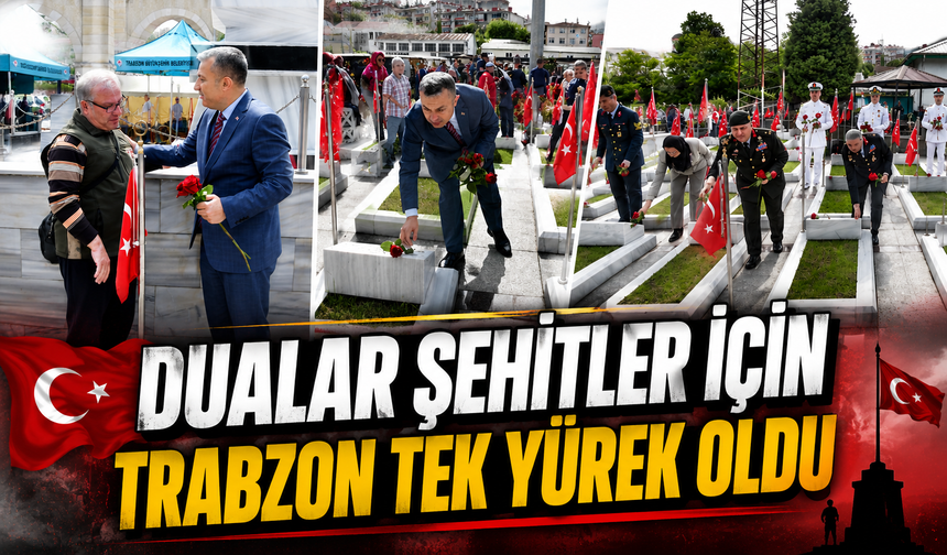 Trabzon Valisi Tahir Şahin’den Şehitlik Ziyareti: Dualar Kahramanlar İçin Edildi