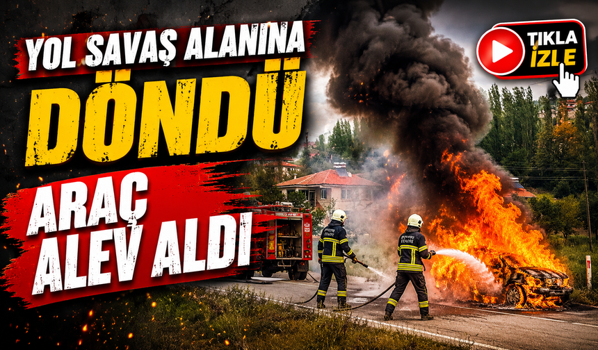 Amasya’da Ortalık Savaş Alanına Döndü: İki Araç Çarpıştı