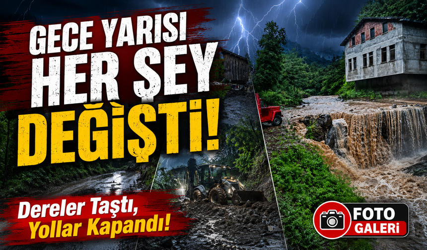 Borçka'da Sağanak Alarmı: Taşkın Ve Heyelan Sonrası Ekipler Seferber Oldu