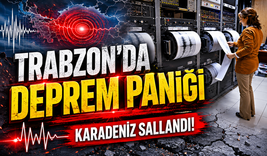 Trabzon’da Hissedilen Deprem Sonrası İlk Bilgiler Geldi