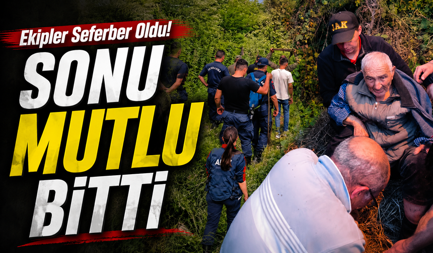 Perşembe’de Kayıp Alarmı Mutlu Bitti: Yaşlı Adam Sağ Olarak Bulundu