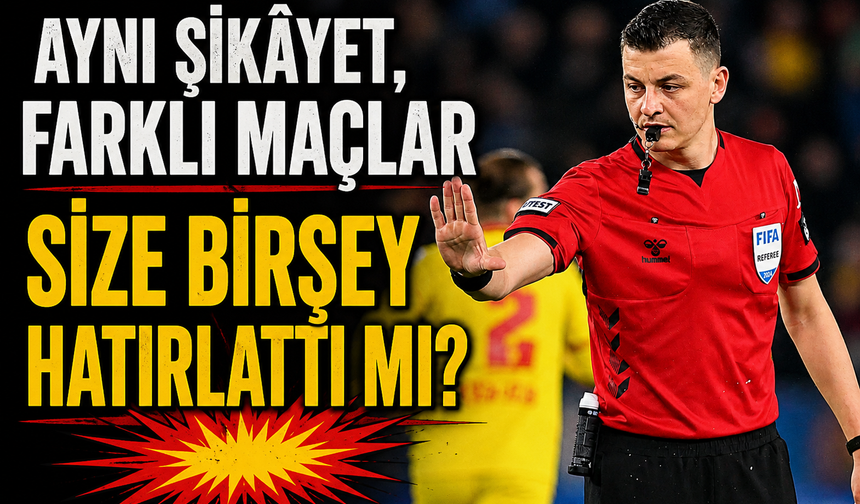Hakem Tartışmaları Alevlendi! Trabzonspor Yine Hedefte mi?
