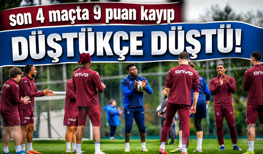 Trabzonspor’da Düşüş Alarmı! Zirve Yarışında Kritik Kayıp