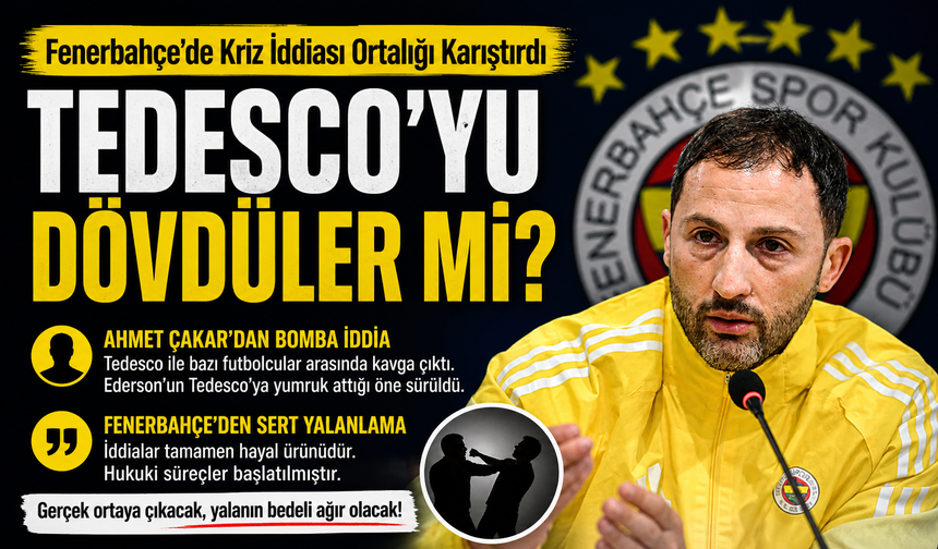 Fenerbahçe’de Kriz İddiası Ortalığı Karıştırdı Tedesco’yu dövdüler mi?