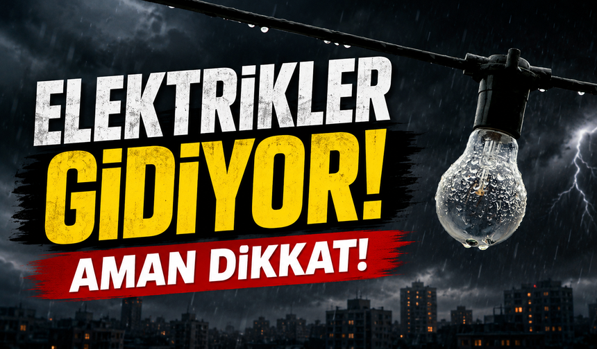 Trabzon’da Elektrikler Gidiyor! Ortahisar, Sürmene ve Maçka İçin Kritik Uyarı