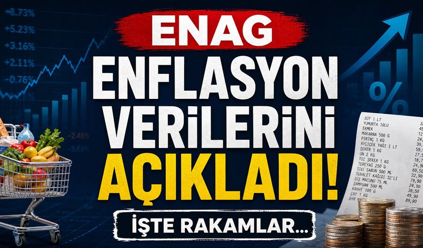 ENAG Enflasyon Verilerini Açıkladı! İşte Rakamlar...