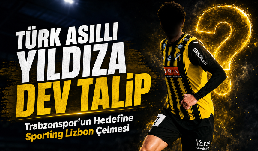 Trabzonspor’un Orta Saha Hedefine Sporting Lizbon Çelmesi; Türk Asıllı Yıldıza Avrupa’dan Dev Talip