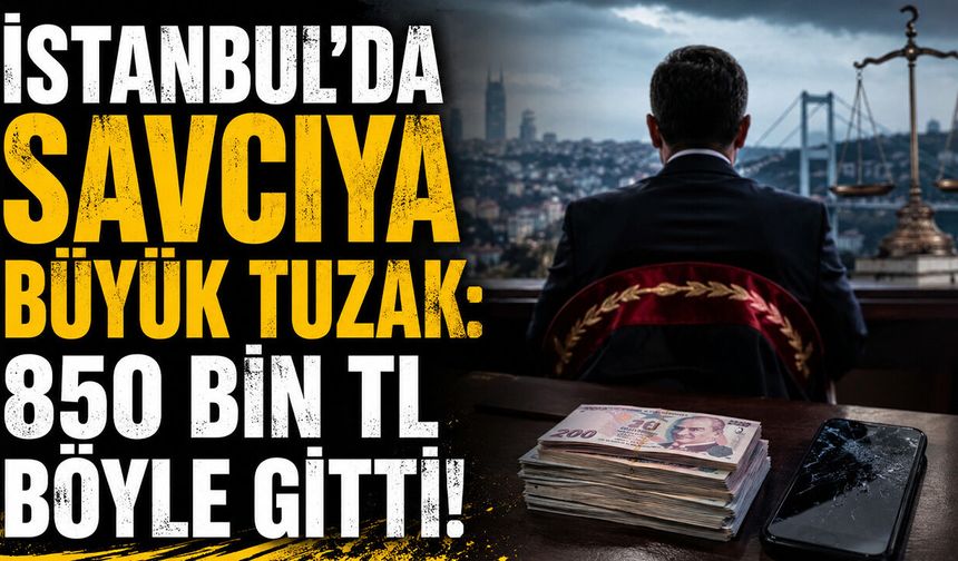 İstanbul’da Savcıya Büyük Tuzak: 850 Bin TL Böyle Gitti!