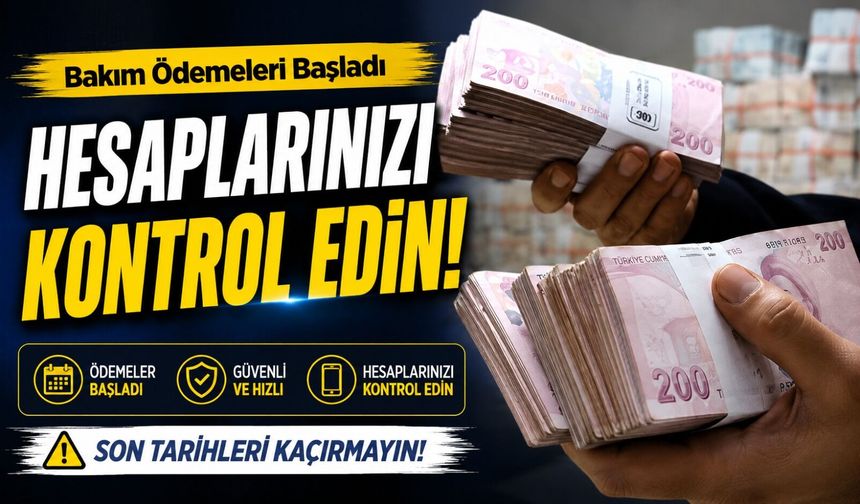 Evde Bakım Yardımı ödemeleri için beklenen açıklama geldi. Bakanlık, hak sahiplerinin hesaplarına yatırılacak destekle i