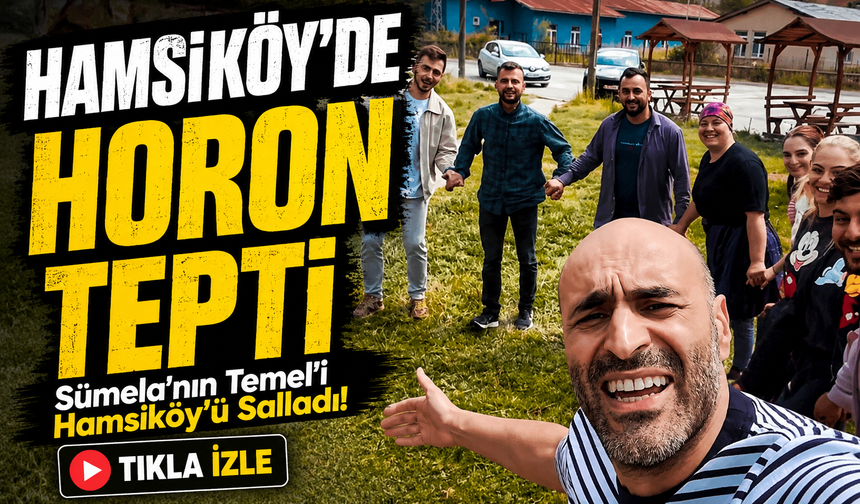 Sümela’nın Temel’i Hamsiköy’ü Salladı: Alper Kul Çimende Horon Teperek Alkış Aldı