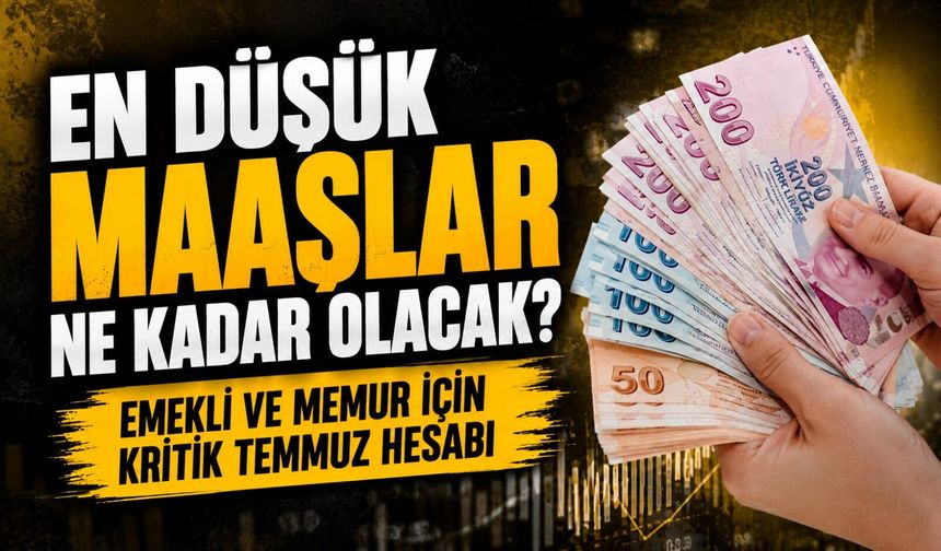 Emekli ve Memur İçin Kritik Temmuz Hesabı; En Düşük Maaşlar Ne Kadar Olacak?