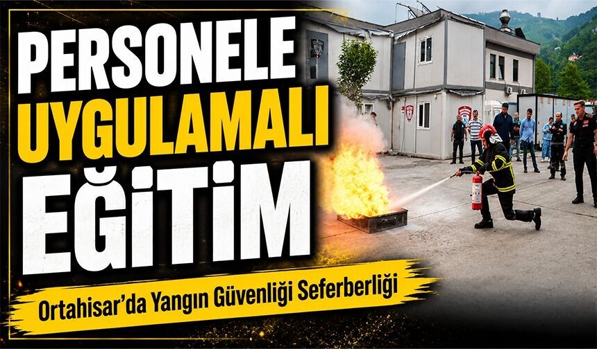 Ortahisar Belediyesi’nde Yangın Alarmı Değil Eğitim Vardı: Personel Tatbikatta Ter Döktü