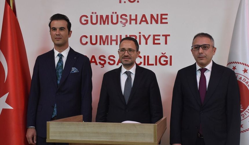 Adalet Bakan Yardımcısı Ayyıldız, Gümüşhane'de konuştu: