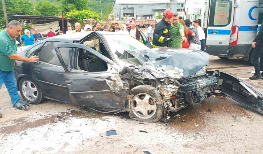 Ordu'da trafik kazası: 5 yaralı
